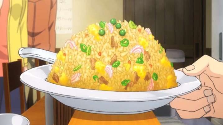 Food Wars Fried Rice Anime Food