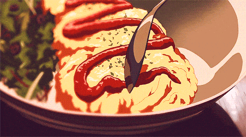 Anime Food Rice Bowl GIF  GIFDBcom