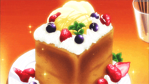 Sugar Anime Food Cake