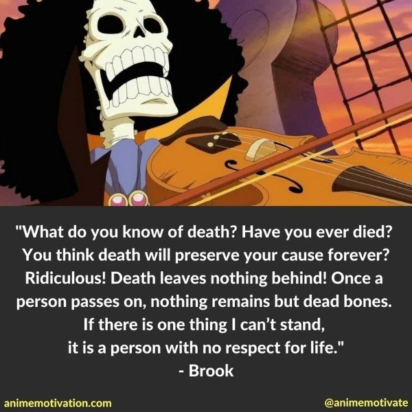Brook quotes one piece