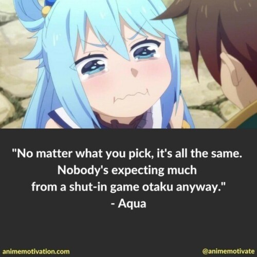 meme, crossover, spanish text, aqua (konosuba), kono subarashii