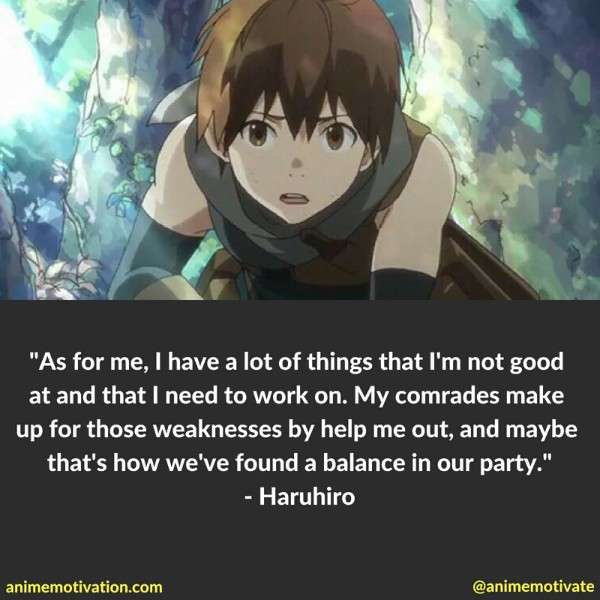 Haruhiro quotes | https://animemotivation.com/anime-quotes-about-hard-work/