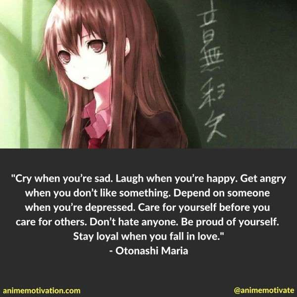 25 Relatable Anime Quotes About Depression You Won T Forget