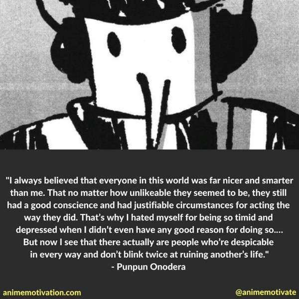 Punpun onodera quotes manga | https://animemotivation.com/depressing-anime-quotes/