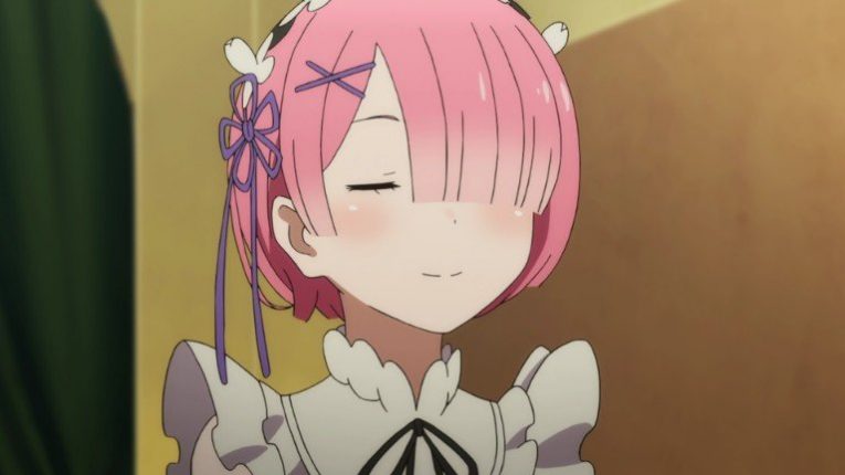 Ram smiling rezero