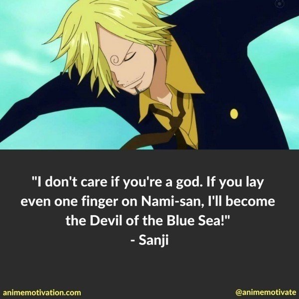 Sanji Quotes one piece 3