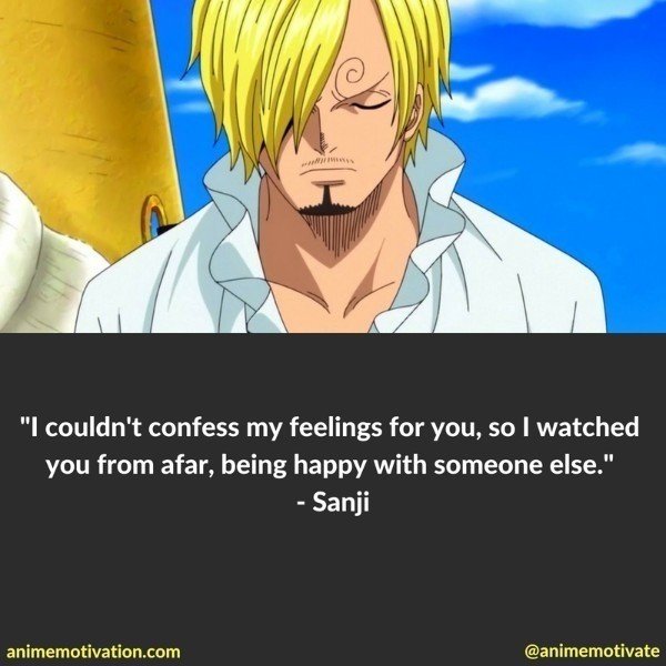 Sanji Quotes one piece