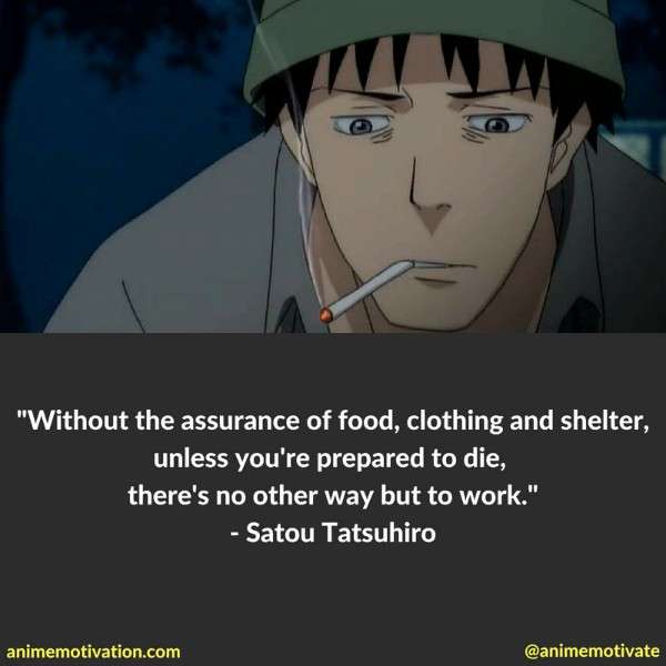 Satou Tatsuhiro quotes | https://animemotivation.com/anime-quotes-about-hard-work/