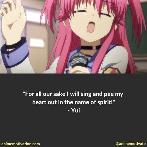 Yui Quotes Angel Beats 1