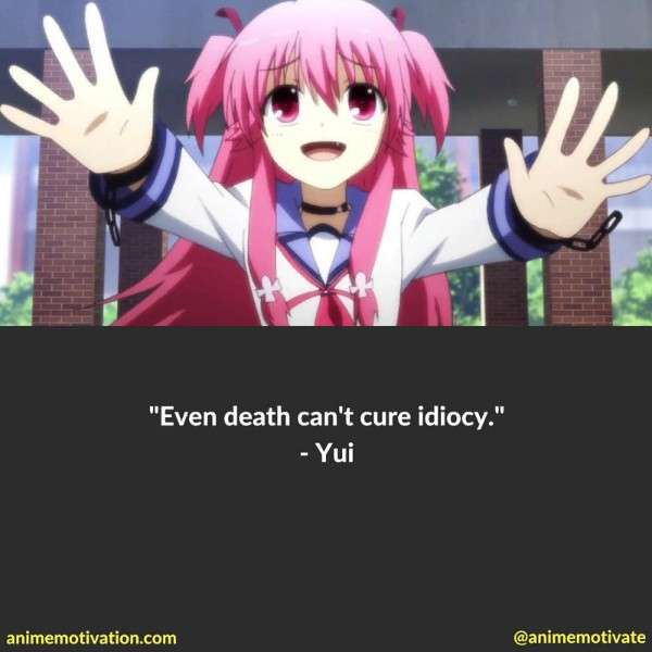 Yui Quotes Angel Beats