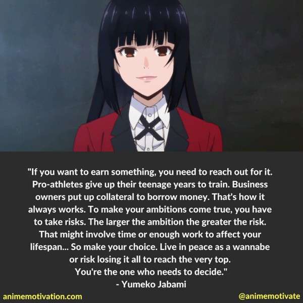 Yumeko Jabami quotes