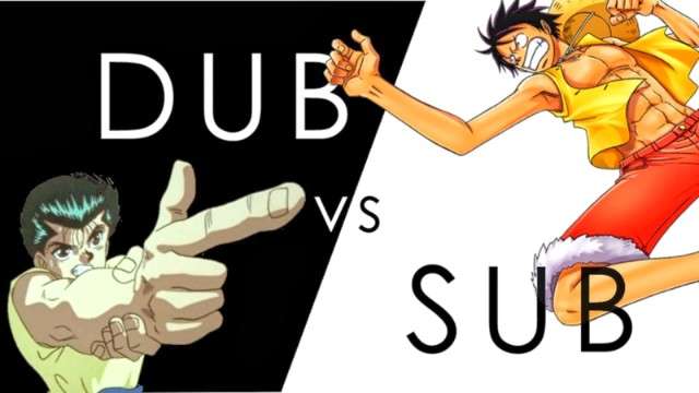 sub vs dub anime