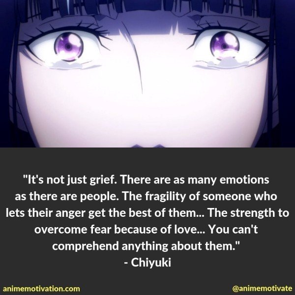 Chiyuki quotes death parade
