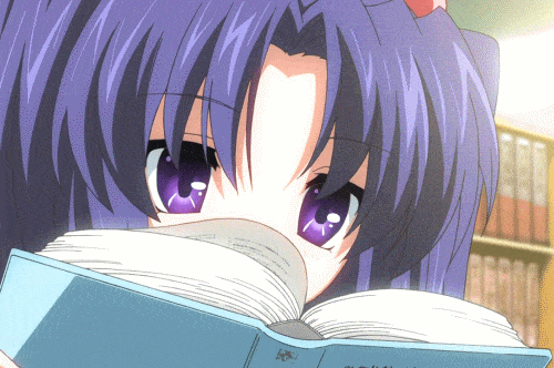 Kotomi ichinose reading gif