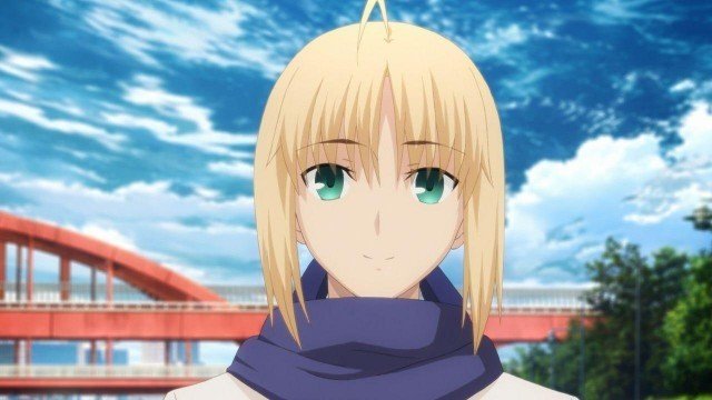 Saber fate stay night smile
