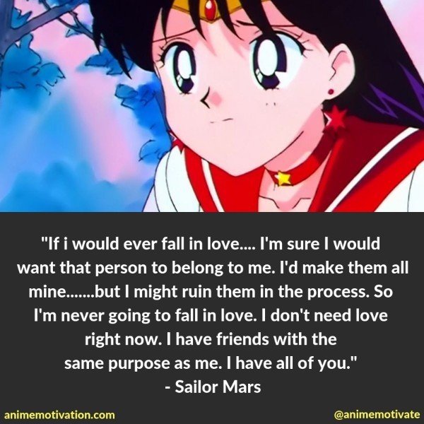 Sailor Mars quotes