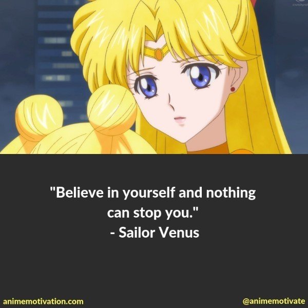 Sailor Venus quotes | https://animemotivation.com/sailor-moon-quotes/