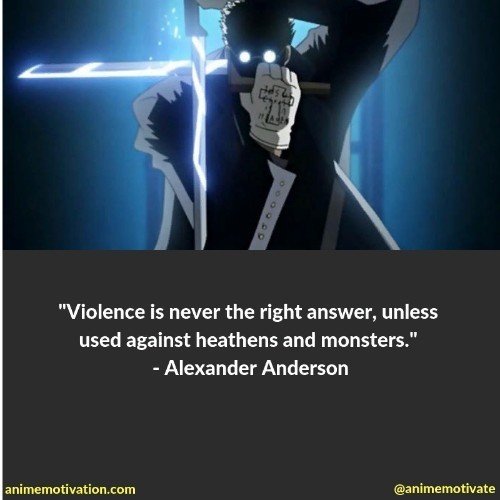 Alexander Anderson hellsing quotes 2