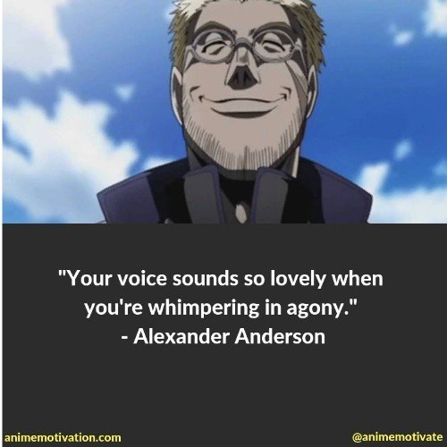Alexander Anderson hellsing quotes 6