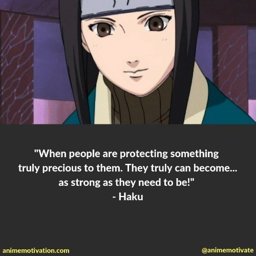 Haku quotes naruto 1