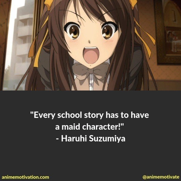 The Greatest Haruhi Suzumiya Quotes Of All Time Worth Sharing