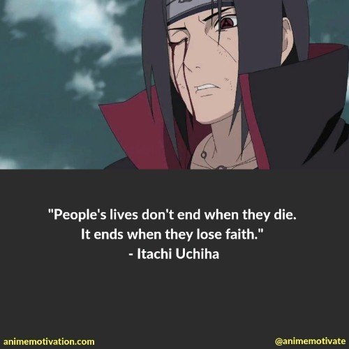 As 20 melhores frases de Itachi Uchiha