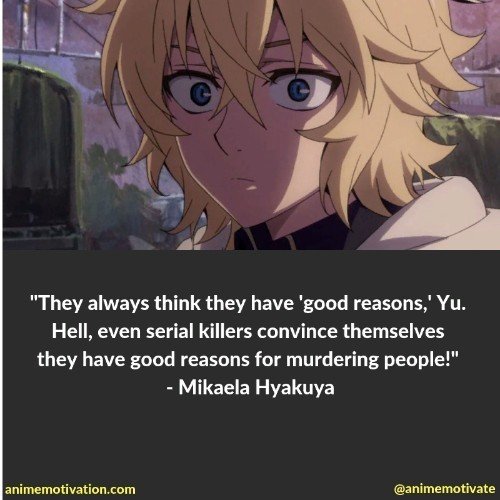 Mikaela Hyakuya quotes 11