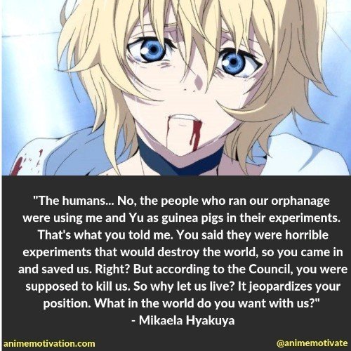 Mikaela Hyakuya quotes 5