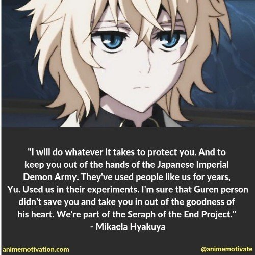 Mikaela Hyakuya quotes 7