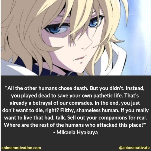 Mikaela Hyakuya quotes 8