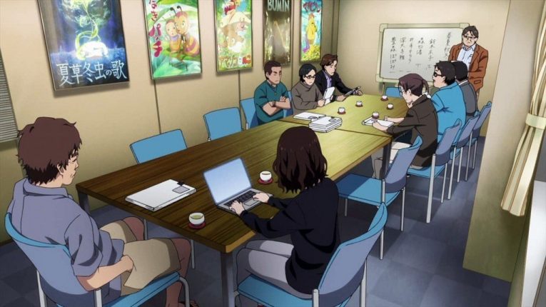 anime business meeting shirobako