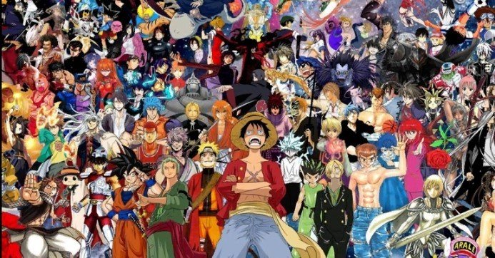 anime characters together from different shows