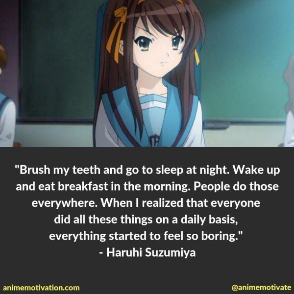 haruhi suzumiya quotes
