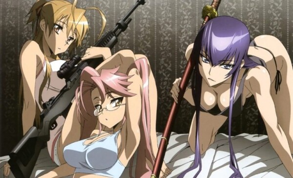 highschool of the dead fanservice