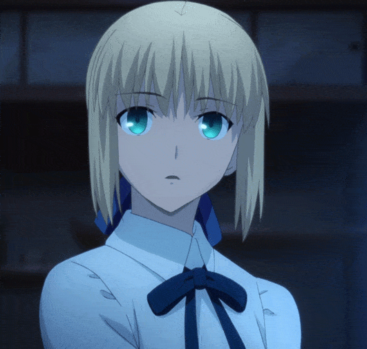 saber fate stay night unlimited blade works gif