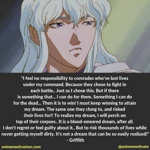 griffith quotes berserk 7