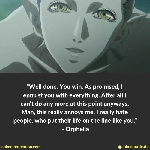 orphelia quotes claymore