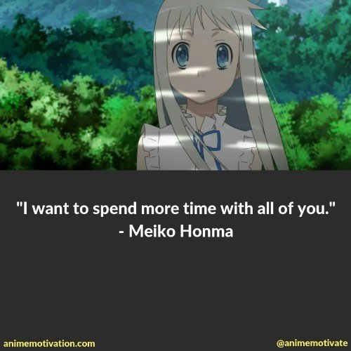 I want to spend more time with all of you. - Meiko Honma