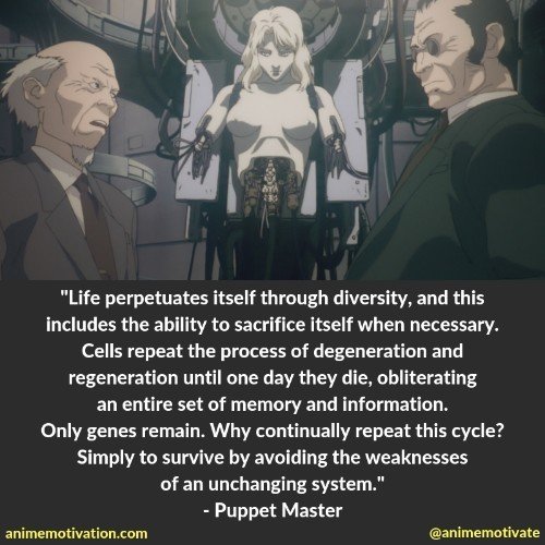 puppet master quotes ghost in the shell 7