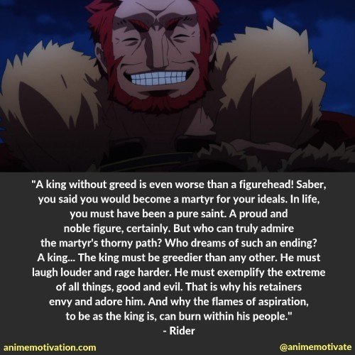 rider fate zero quotes