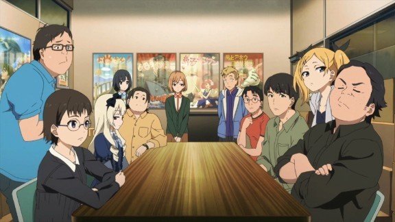 shirobako anime characters business