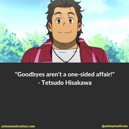 Goodbyes aren't a one-sided affair! - Tetsudo Hisakawa