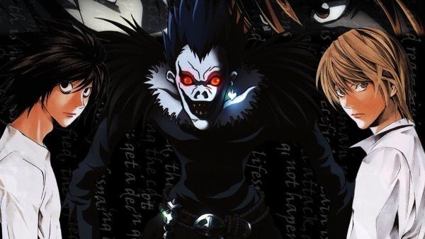 death note ryuk light and L lawliet