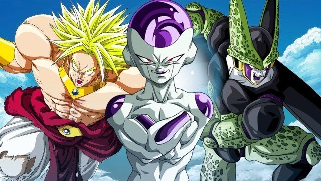 dragon ball z anime frieza broly and cell