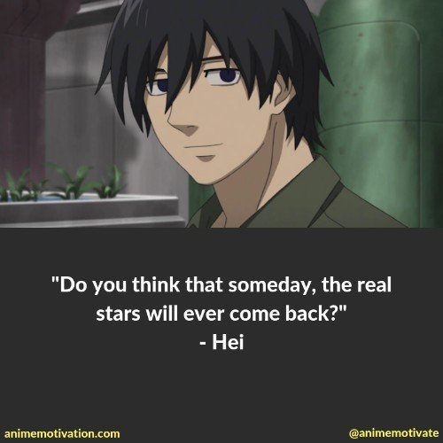 The 19 Most Classic Darker Than Black Quotes For Anime Fans
