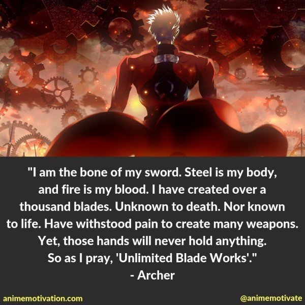 archer quotes fate stay night 3