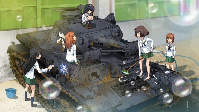 girls und panzer characters and tank