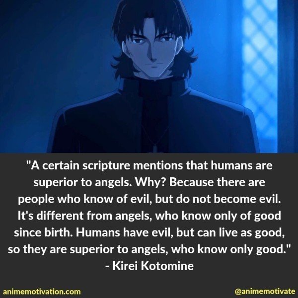 kirei kotomine quotes fate stay night 1
