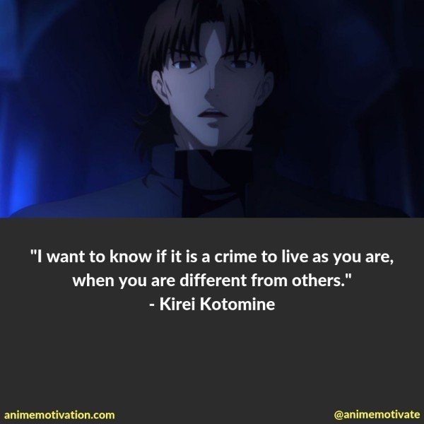kirei kotomine quotes fate stay night