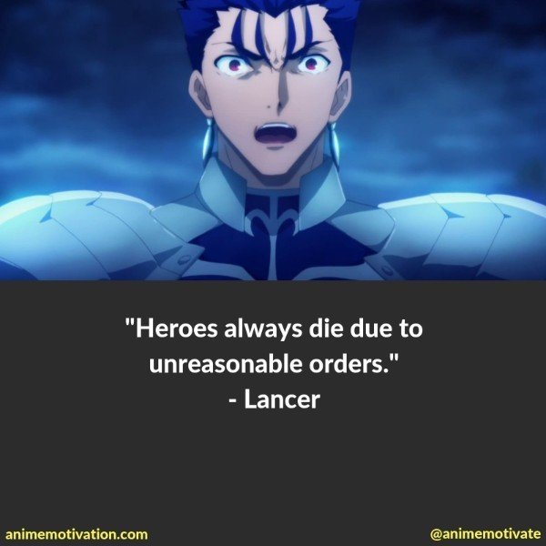 lancer quotes fate stay night 1